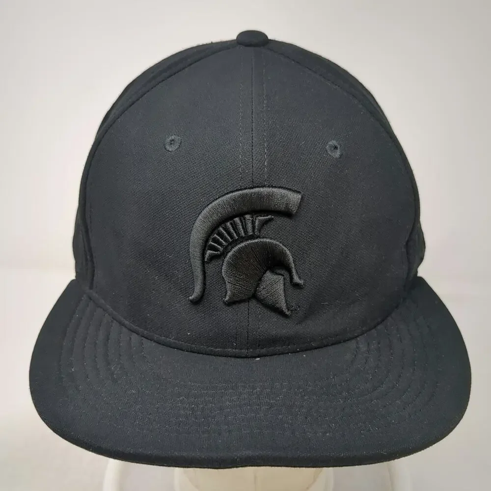 Nike Baseball Cap Black One Size Michigan State Spartans Tonal Dri-FIT Hat